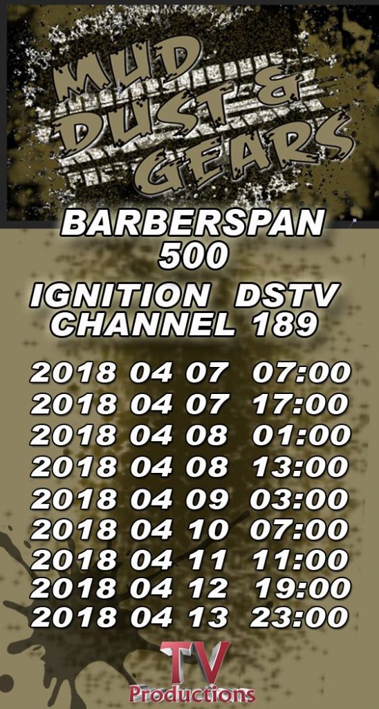 TV: Barberspan 500